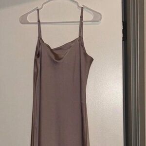 DAZY Women's Lavender Midi Cowl Dress